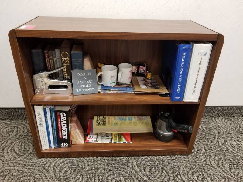 lot 9911 image: Wood Bookcase
