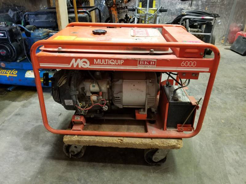 lot 9830 image: MultiQuip 3600 Portable Generator