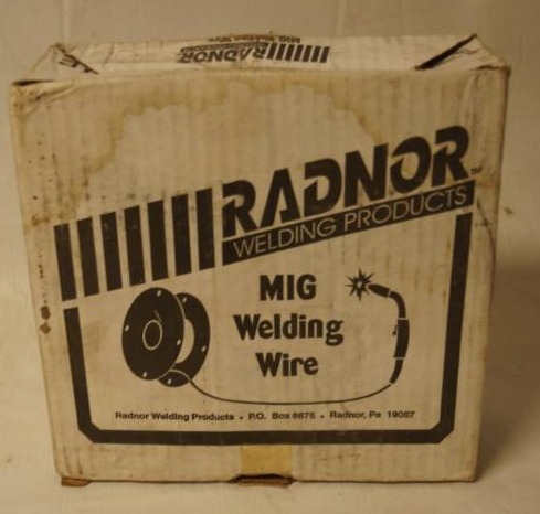 lot 4199 image: Box of Mig Welding Wire - Radnor Welding Products