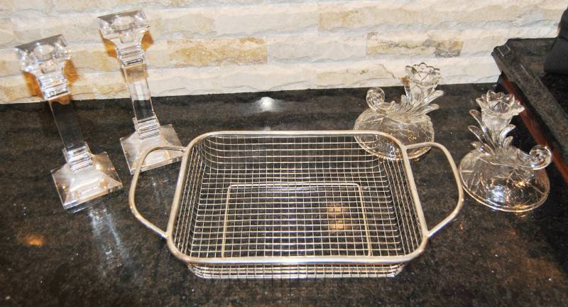 lot 3352 image: Lot of Misc. Items - Candle Holders and More