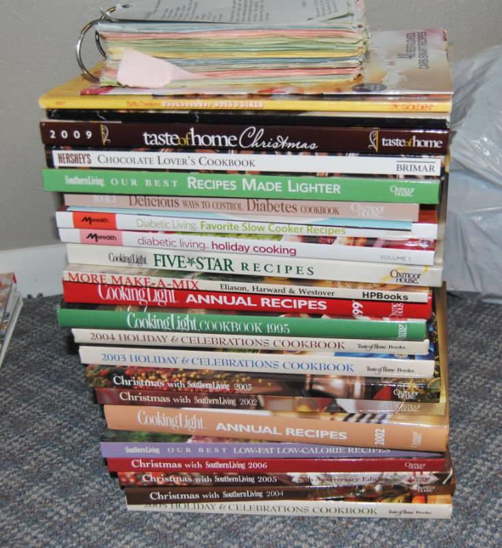 lot 3437 image: Lot of Misc. Cookbooks