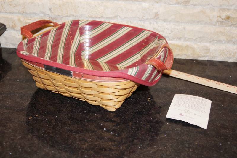 lot 3331 image: Beautiful Longaberger Basket - Horizon of Hope Basket - 15911 - 1996