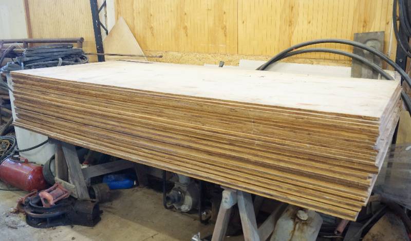 lot 9064 image: Lot of 30 Sheets of Plywood 4 x 8