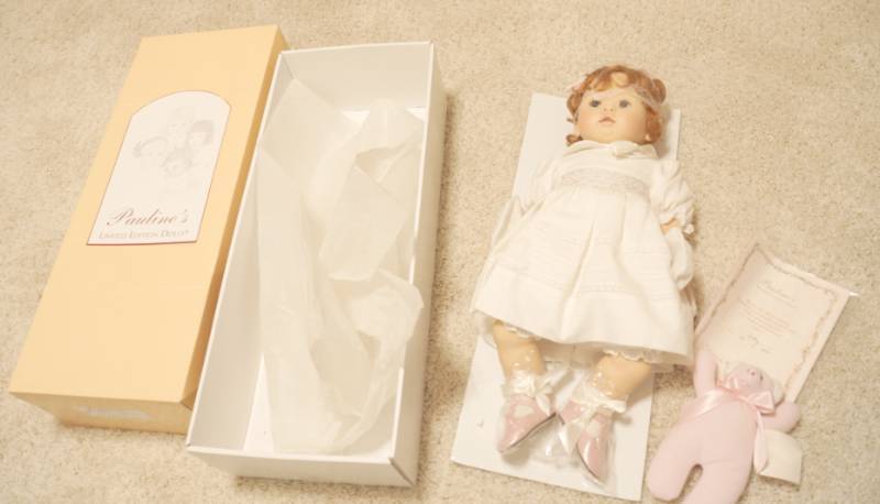 lot 3140 image: Paulines Limited Edition Dolls - Sweet Baby Doll - PP417  - LIBBY - original box