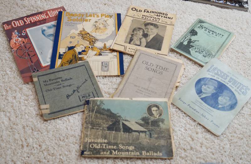 lot 3174 image: Lot of Vintage Music Books and a Joke Book- Rare