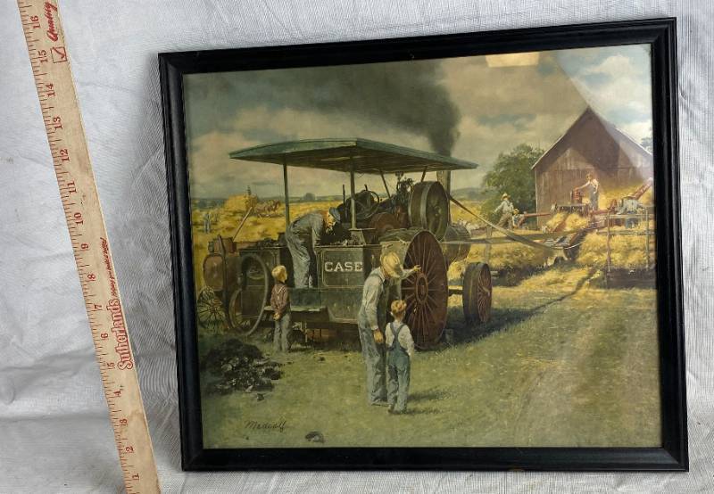 lot 3382 image: Vintage CASE Print framed from 1956