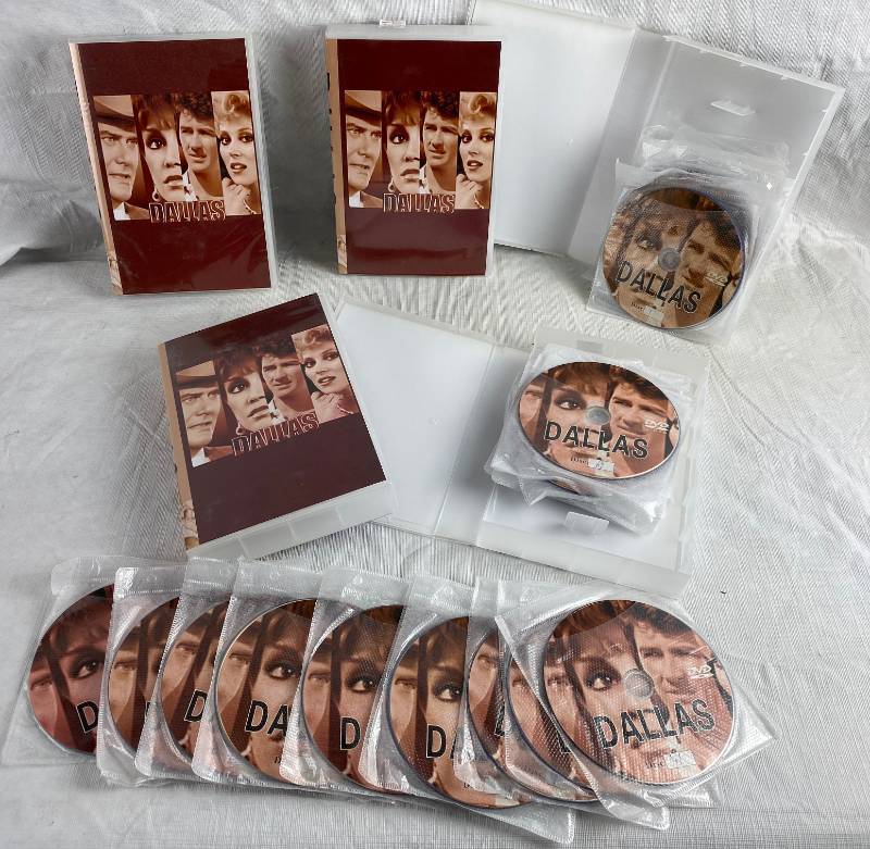 lot 3423 image: DALLAS TV Series DVD Sets - see pics for seasons - Find out who shot J.R.