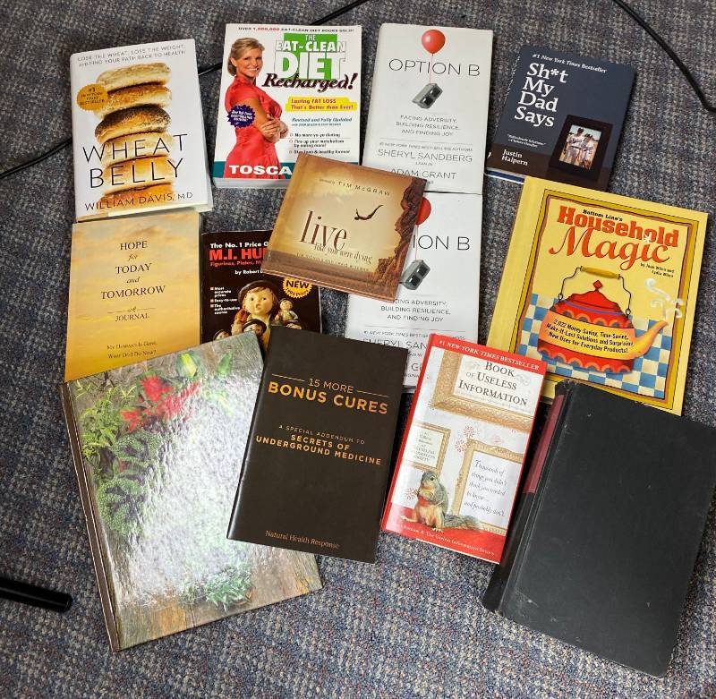 lot 3444 image: Cook Books - House Magic Books and Sht my Dad says - see pics for more titles
