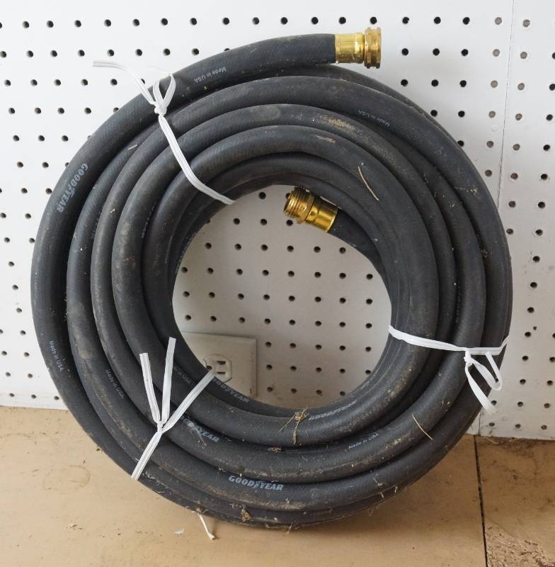 lot 1547 image: NEW - Goodyear Black Lawn Hose