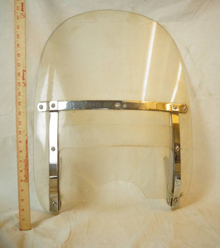 lot 1492 image: Harley Davidson Motorcycle Windshield - see pics for measurements