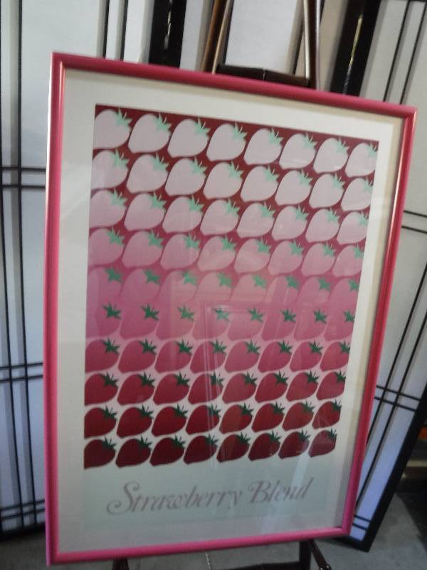 lot 7240 image:  Strawberry Blend Framed print