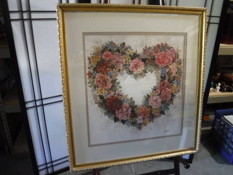 lot 7246 image:  Colors of my heart Framed print