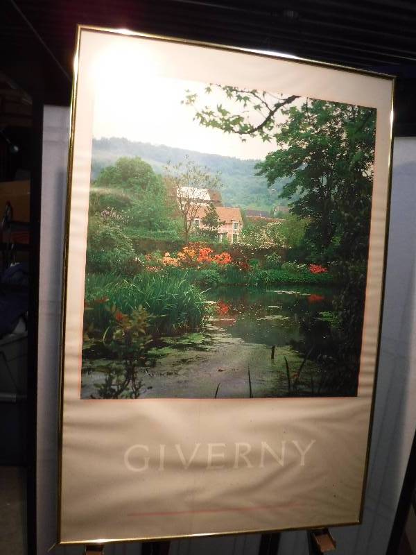 lot 7290 image: Giverny Framed print poster