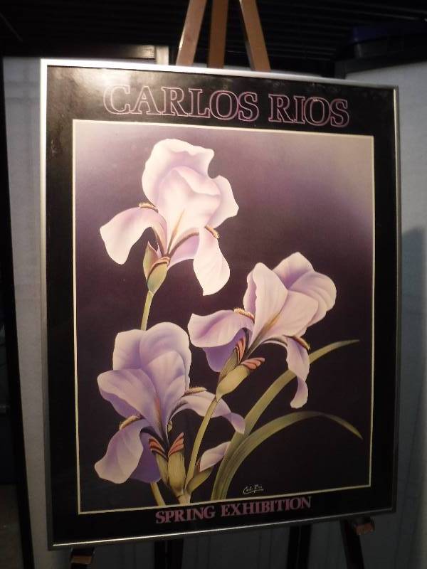 lot 7303 image: Carlos Rios Spring exhibition framed art