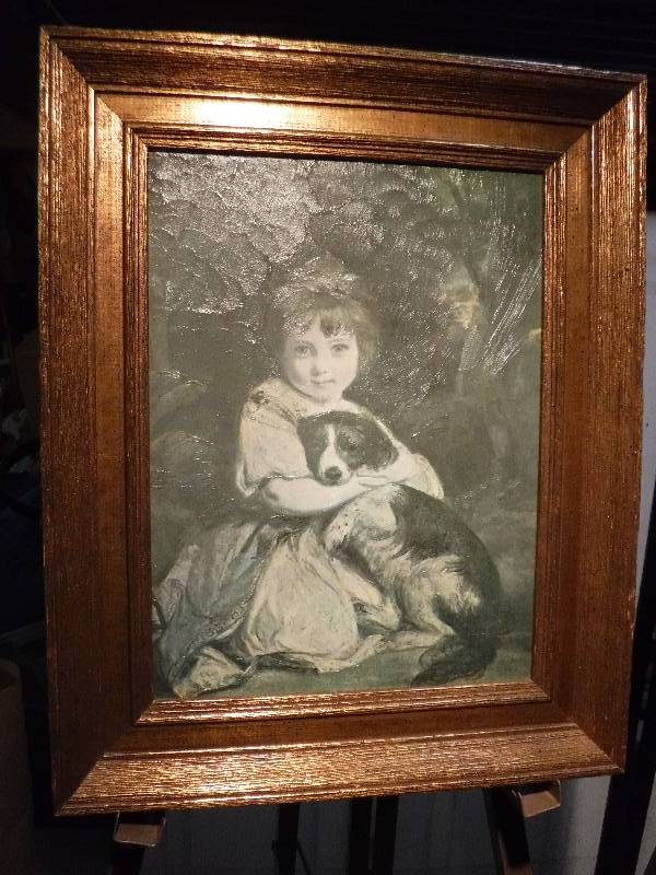 lot 7321 image: Portrait of Miss Bowels 1775 By Sir Joshua Reynolds art reproduction on canvas