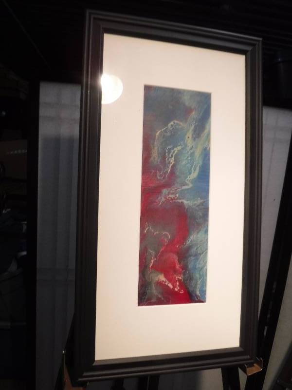 lot 7324 image: Framed and matted water color