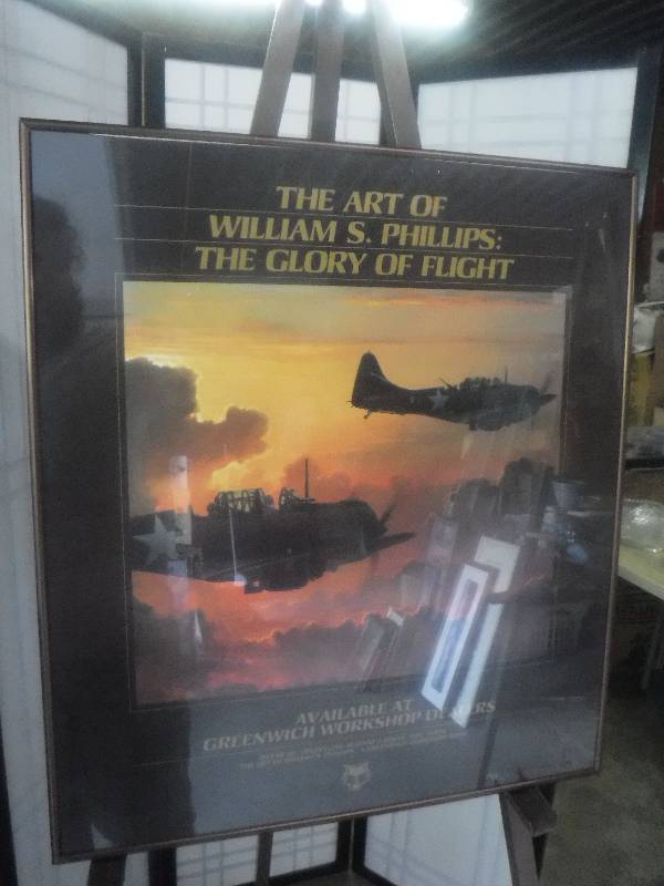 lot 7391 image: The Art of William S Philips  the glory of flight poster