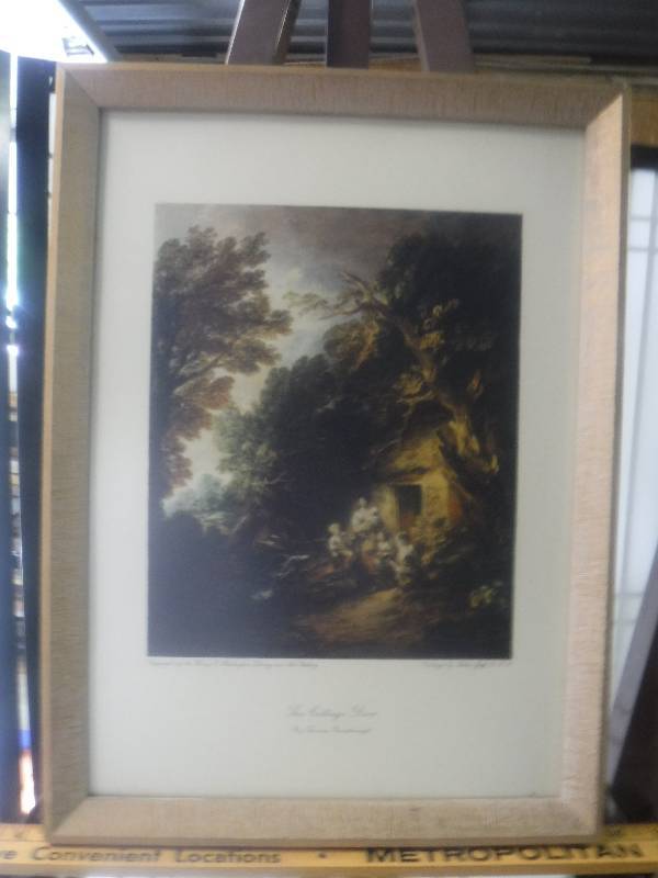 lot 7403 image:  The Cottage Door By  Thomas Gainsborough print