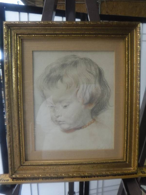 lot 7404 image: Sketch of a child