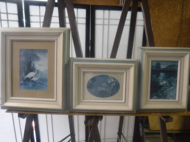 lot 7409 image: Unicorns, egret and pond pictures