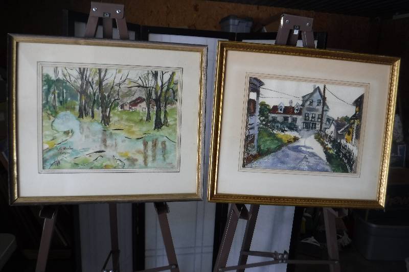 lot 7362 image: Pair of Ruth Winslow Reeves framed art