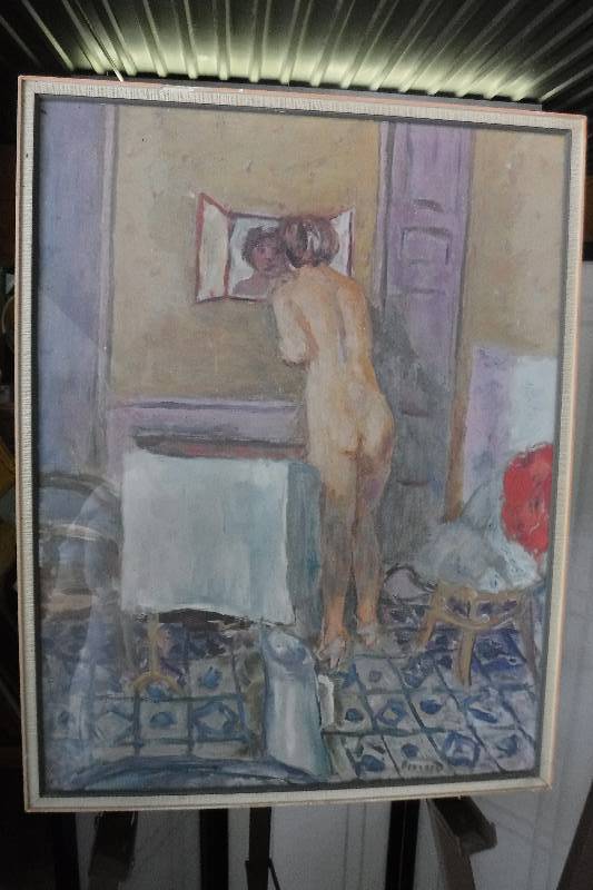lot 7378 image: Bathroom backside art