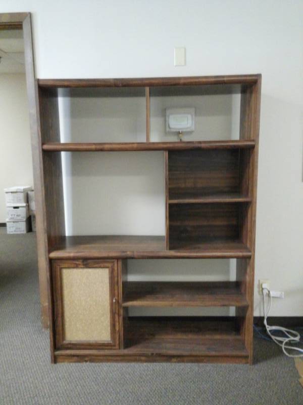 lot 10039 image: Composite Enteretainment Center Shelf Unit