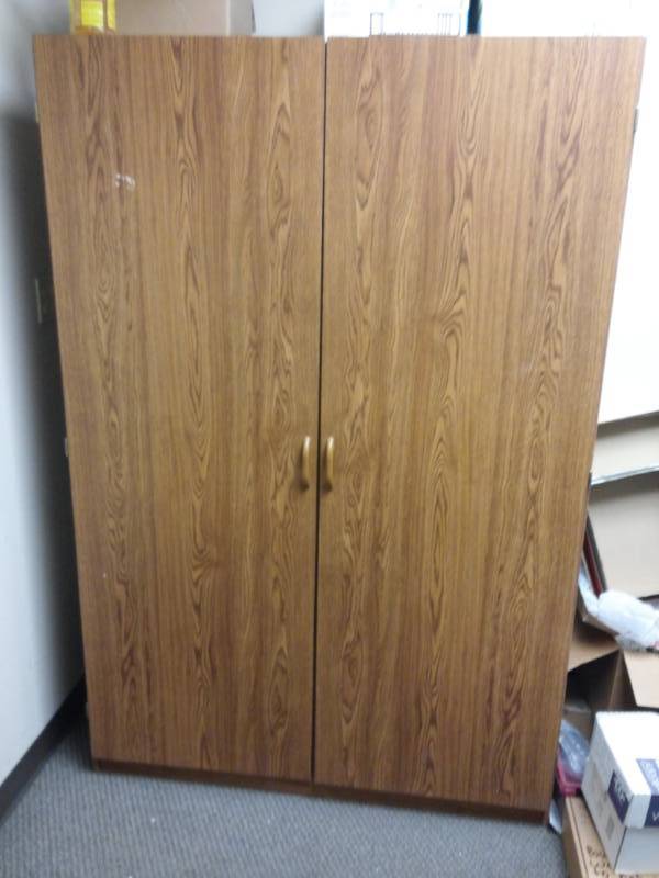 lot 10056 image: Two Door Composite Storage Cabinet