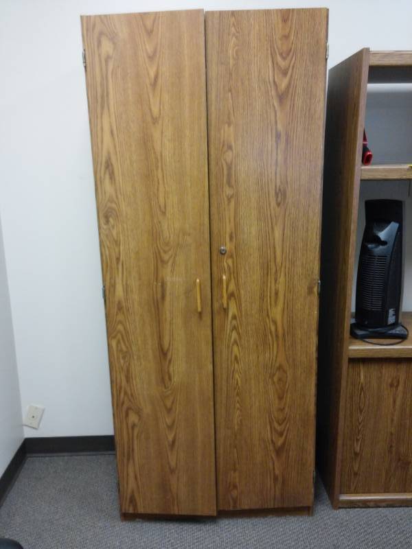 lot 10064 image: Two Door Composite Storage Cabinet