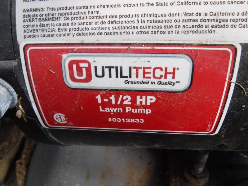 lot 6538 image: shallow well pump and accessories