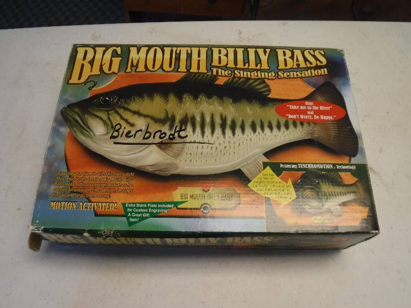 lot 6547 image: billy the talking bass
