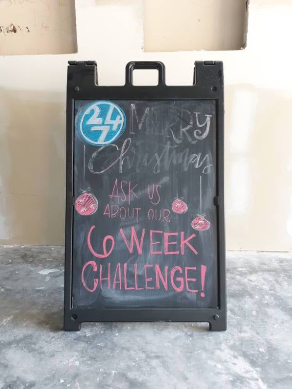 lot 1704 image: Chalkboard Display Board