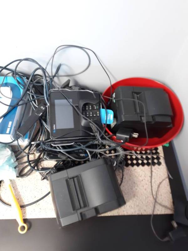 lot 1691 image: Cordless Phone, Credit Card Machines And More