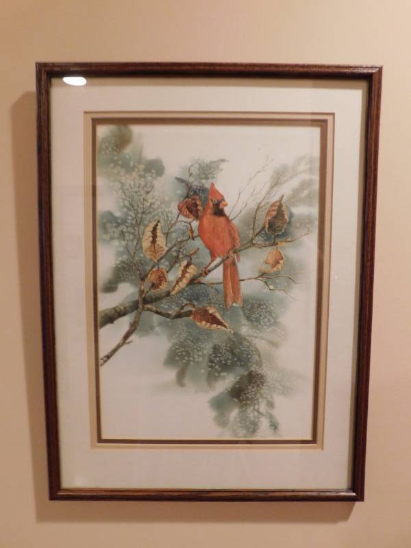 lot 3398 image: Sdowd Art with Wood Frame
