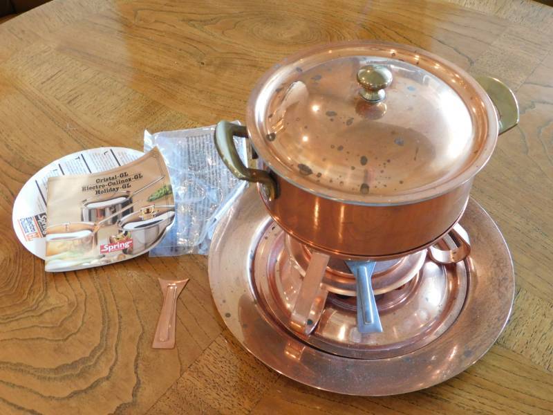 lot 3554 image: Spring Copper Plated Chafer