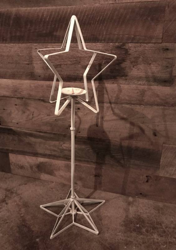 lot 2009 image: Tall Rustic Candle holder