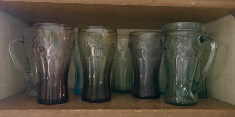 lot 2017 image: Assortment of Vintage Coca Cola Glasses