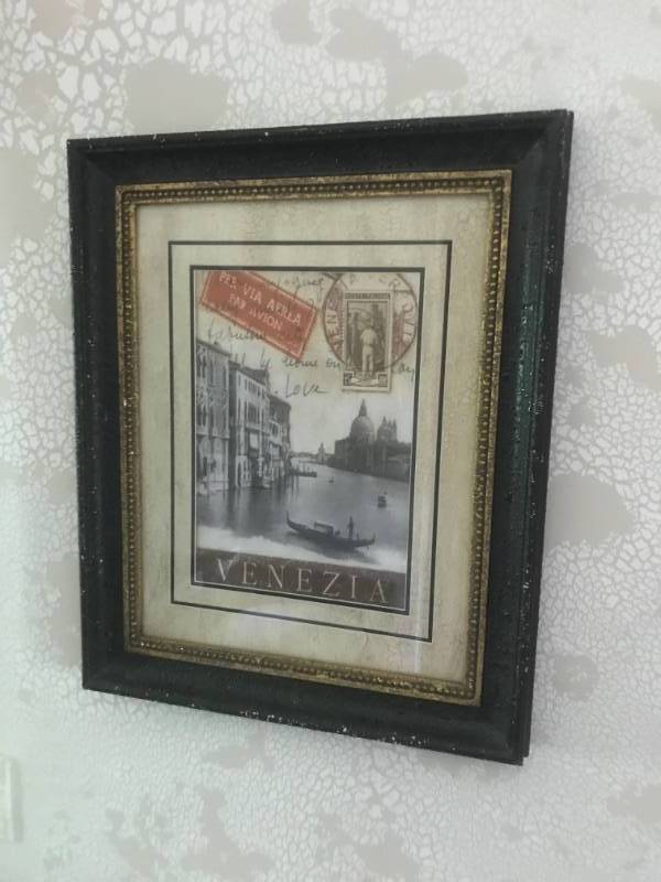 lot 2109 image: Framed Wall Decor-Venezia