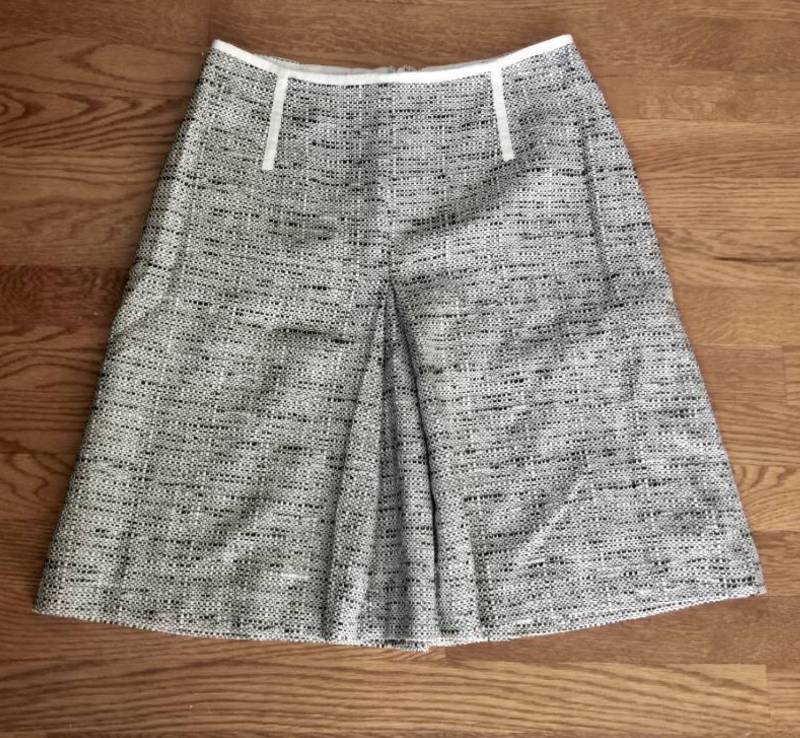 lot 2126 image: Casual Corner Black and White wool skirt