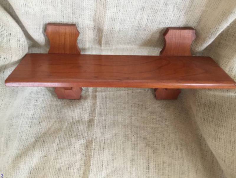 lot 2144 image: Wooden Display Shelf