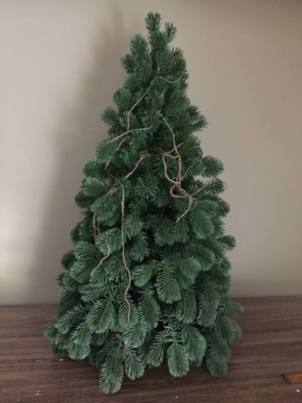 lot 2154 image: Large Table Top Christmas Tree, 28 Christmas Tree