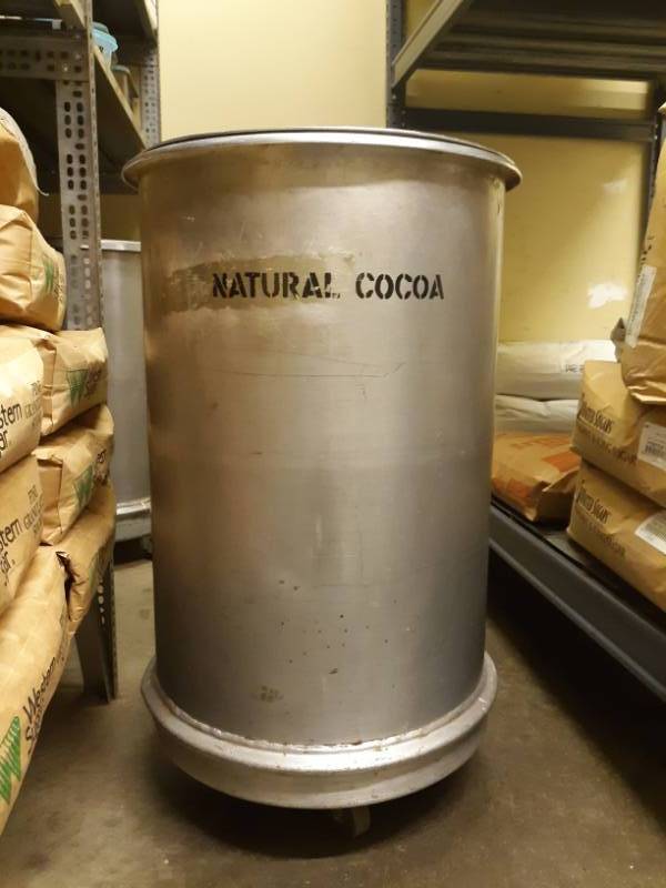 lot 6192 image: Rolling Aluminum Container Natural Cocoa - Container Only