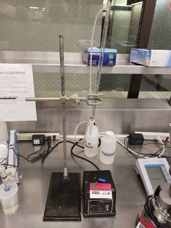lot 6026 image: Magnestir Stirrer and Titration Stand