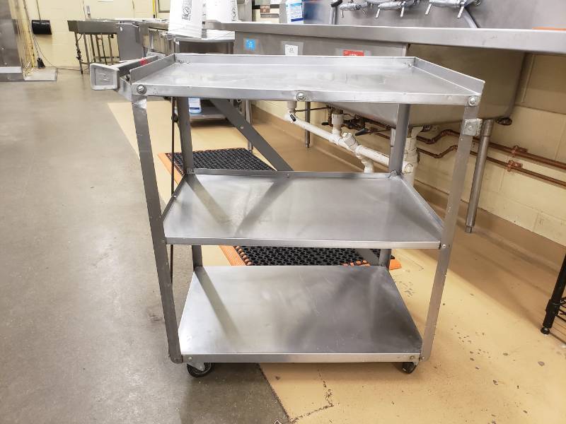 lot 6033 image: Lakeside Stainless Cart