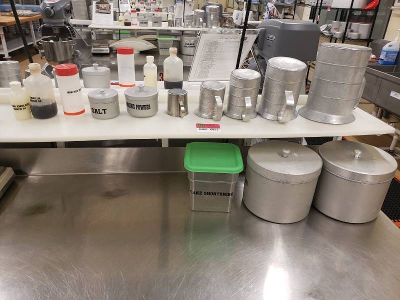 lot 6062 image: Ingredient Bins On Workstation