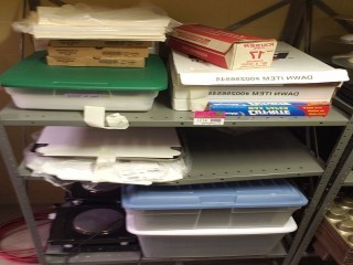 lot 6151 image: Assortment of Baking Supplies (Contents of Shelf)