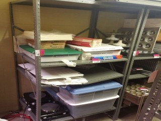 lot 6152 image: Industrial Charcoal Shelf (Contents Sold Seperatly)