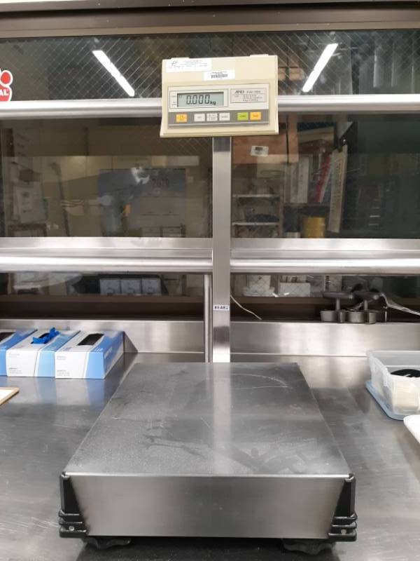 lot 6230 image: Bench Scale Model FW-15K, Serial # C5301792