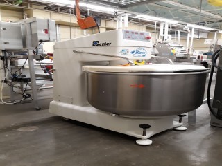 lot 6237 image: Diosna Industrial Mixer With Bernier Spiral Mixer Model SP 160 D, Serial # 7811- 860