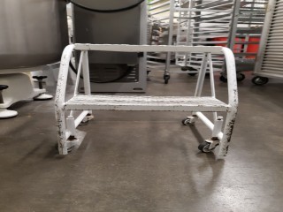 lot 6241 image: Step Stool On Wheels